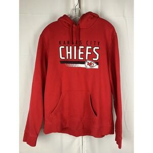 NFL Apparel Kansas City Chiefs Bright Red Hoodie/Sweatshirt Men's XL SUPER BOWL